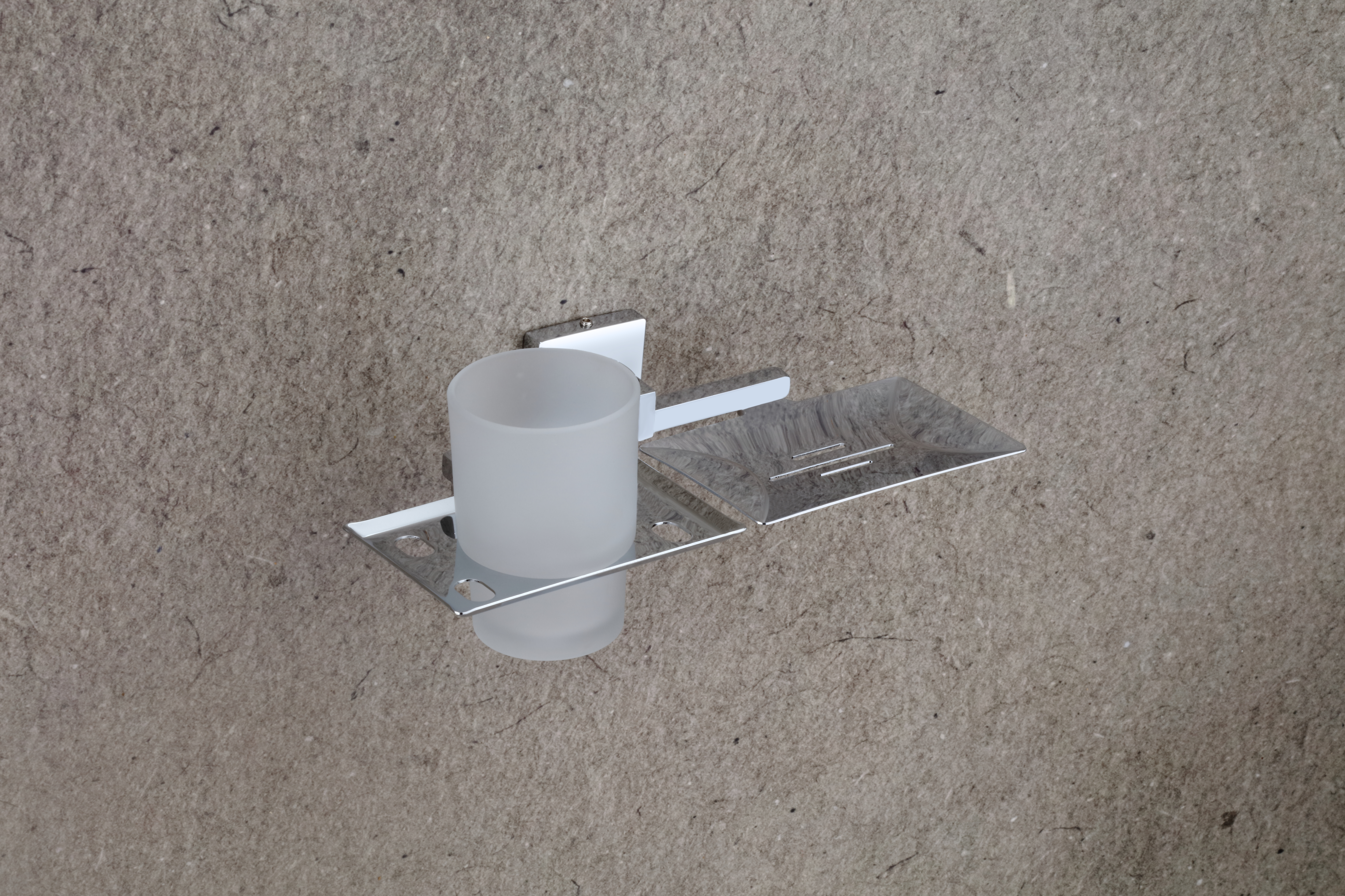 Iris Soap Dish with Tumbler Holder